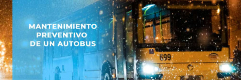 El mantenimiento preventivo y correctivo de un autobus.