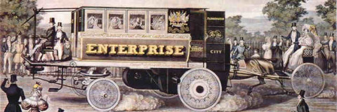 El primer autobús de la historia