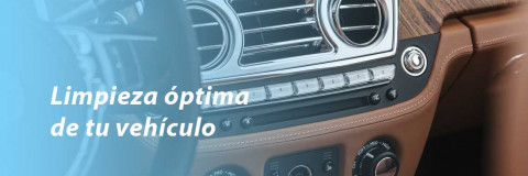 Limpieza óptima de tu vehículo