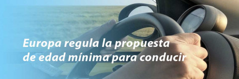 Europa regula la propuesta de edad mínima para conducir