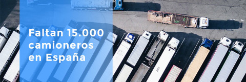 Faltan 15.000 camioneros en España