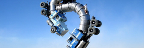 “Big Rig Jig”, la colosal escultura de camiones cisterna