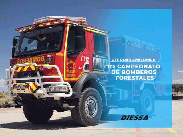 Primer campeonato nacional de bomberos y vehículos forestales