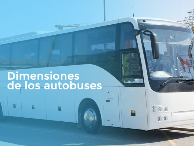 Dimensiones de los autobuses y sus tipologías