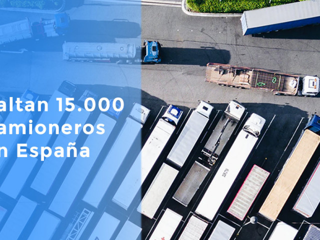 Faltan 15.000 camioneros en España